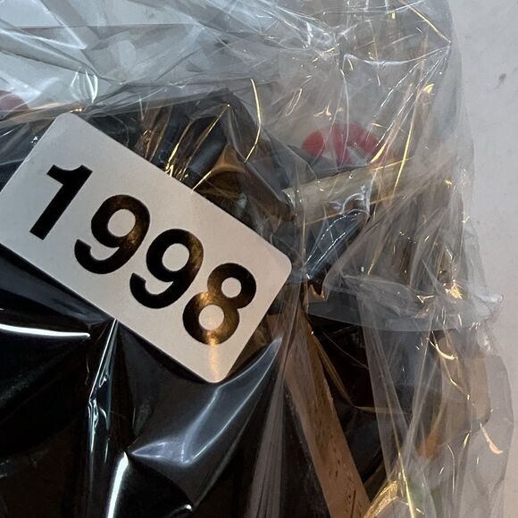 AGL LADIES SHOES 37 1/2 black patent strappy capsule heels sandals minimalist - Picture 12 of 13